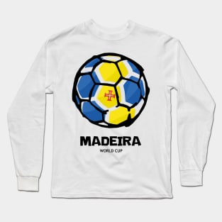 Madeira Football Country Flag Long Sleeve T-Shirt